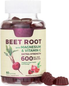 OEM/ODM Private Label Natural natural Beetroot <b>Gummies</b> Dietary Supplement <b>Adult</b> Energy Management Liver Health Support Improved - Product Image 1