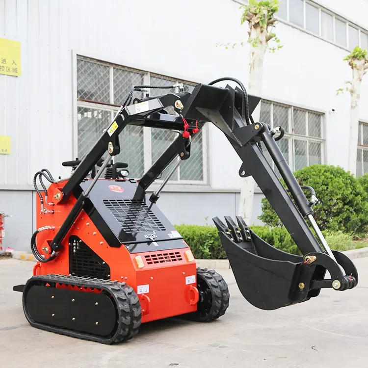 Hoge Kwaliteit Boerderij Bouw Skidsteer Loader China Beroemde Merk Mini Skid Stuur Loader Te Koop