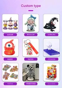 Figura Personalizada de Mascota de Dibujos Animados en 3D, Llavero Tridimensional Personalizado con Pegamento Caliente - Product Image 2