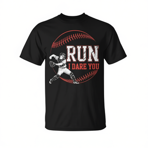 Camiseta Run I Dare You para lanzador de béisbol - Product Image 2