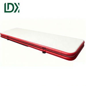 LDK Tapis de gymnastique gonflable Air Track de 12 cm, tapis de tumbling aérien, PVC de 15 cm d'épaisseur, logo personnalisé - Product Image 4