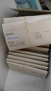 Pujiang Yantuo SS20 10ss Crystal AB Strass Glas mit flachem Rücken Kristall Hot Fix Strass für Bikini - Product Image 2