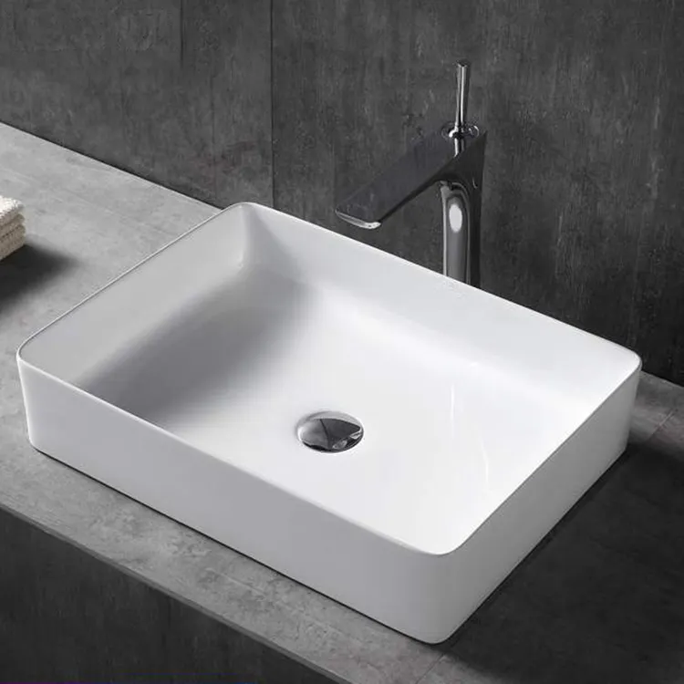 Hot sale Modern bath basin wash sinks art basin washroom artificial stone resin basin
