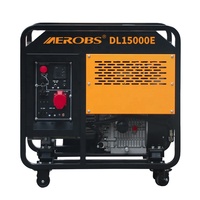 AEROBS 12kW 13kW Dieselgenerator 15kVA 16kVA Stromaggregat V-Twin Doppelzylinder Luftgekühlter Tragbarer Dieselgenerator Elektrisch Startbar