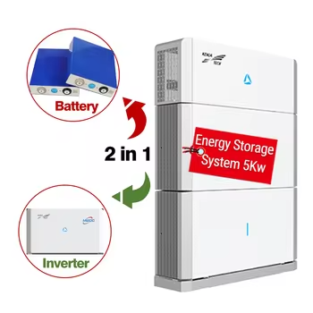 Off Grid Solar System Kit 10kwh 40Kwh BMS Battery Inverter 2 in 1Home Residential Energy Storage Large Power Capacity Batteries