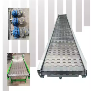 Roestvrijstalen Scharnierende Lamellenkettingplaat Transportband Voor Het Vervoeren Van Voedsel/Medicijnen/Cement/Legering Bouwmaterialen - Product Image 6