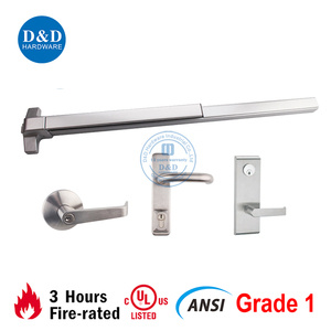 נירוסטה חירום מנעול escutcheson ידית חיתוך ידית דלת חומרה דלת תא - Product Image 4