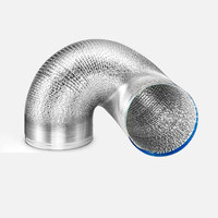 Approvisionnement direct d'usine systèmes de CVC pièces Ventilation tuyau de séchage Flexible en aluminium conduit d'air