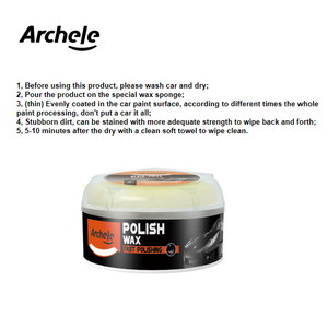 Archele 258g Großhandel Auto politur Wachs Auto politur Polnischer Autolack Auto wachs Autolack vor Flecken schützen 24pcs/ctn - Product Image 4