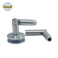 Support d'auvent en verre en acier inoxydable massif pour porte d'entrée moderne, raccord d'auvent en verre pour escalier et mur