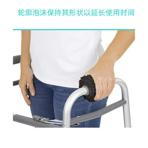 Directo de fábrica Mango antideslizante Funda para Reposabrazos de silla de ruedas Cojín Maleta Manija Cubierta Fitness Rehabilitación Terapia Suministros - Product Image 4