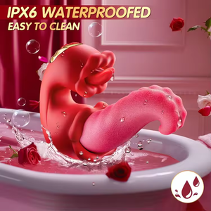 ของเล่นทางเพศสำหรับผู้หญิงแบบ USB 3 ระดับความเร็ว 7 โหมดสั่น ลิ้นเลีย กระตุ้นคลิตอริส จุดจี ไวเบรเตอร์แบบสอดใส่ - Product Image 4