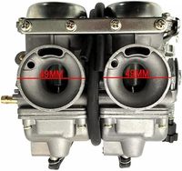 Carburateur bicylindre CB250 pour Honda Chamber 250cc Rebel CMX250 CA250 CBT250 CBT125 CB125T SPD26J-03-250 avec starter à câble