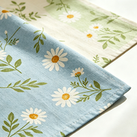 Serviettes de table personnalisées en coton et lin 100 % pour la maison, toucher agréable, échantillon gratuit, options de teinture et broderie personnalisées