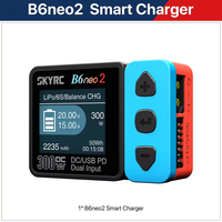 Chargeur intelligent multifonction SKYRC B6neo 2, chargeur intelligent DC 300W PD 126W pour batteries LiPo/LiFe/Lilon/LiHV/NiMH/NiCd/Pb