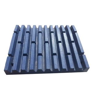 Placa de mandíbula ZGMn13/18/22 de larga duración para trituradora de mandíbula <span class=keywords><strong>Shan</strong></span> <span class=keywords><strong>Bao</strong></span>, piezas de desgaste de fundición duraderas tratadas térmicamente para minería de granito Limetone - Product Image 1