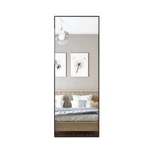 Full Length Floor <b>Mirror</b> Frameless Glass Minimalist Design Home Use Standing Wall Mountable Dressing <b>Mirror</b> - Product Image 2