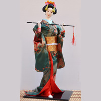 55CM résine japonaise Geisha Kabuki poupée ornement congelé modèle jouet nouveau fait à la main hôtel décoration en gros