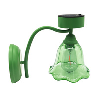 Lampe solaire LED rechargeable extérieure IP44 étanche avec capteur de lumière, petite, en plastique, blanc chaud, batterie incluse, certifiée RoHS, pour jardin