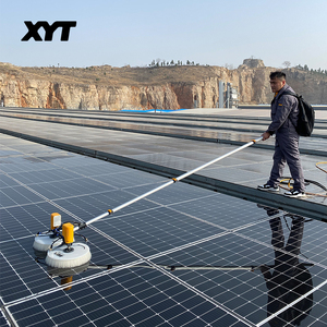 Горячая распродажа, чистящая машина XYT для фотоэлектрической системы с двойной щеткой для чистки - Product Image 5