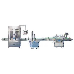 New Electric Automatic Machine For Filling Capping And Labeling Of Viscous Liquid Cosmetic Paste Shampoo And Beverages Oil