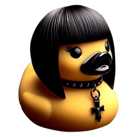 Punk Rock caoutchouc cadeau canard assorti en vrac flottant canard pour Halloween décor enfants bébé bain douche fête faveurs