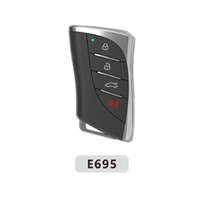 Télécommande universelle sans fil 433 MHz RF à code fixe et à code tournant pour porte de garage électrique, clé de voiture et alarme de voiture