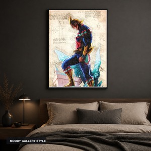 <span class=keywords><strong>Poster</strong></span> da parete con eroi dell'animazione giapponese, sei sedici design, stampa su tela per camerette di bambini e ragazzi, sala giochi, decorazione moderna - Product Image 3