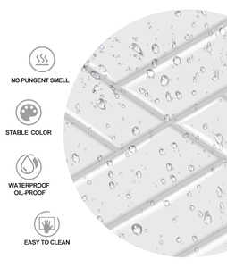 Jorunns Self-adhesive <strong>Tiles</strong> Sticker <strong>Stick</strong> <strong>on</strong> Wall 3D Wallpaper 12*12icnh <strong>Black</strong> Peel <strong>Stick</strong> Wall <strong>Tiles</strong> - Product Image 4