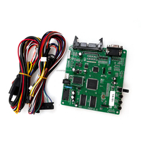 Kit DIY de jeu de course automobile pour enfants, carte mère de jeu d'arcade avec volant pour compteur de pièces et trémie à billes de 45 mm
