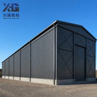 Structure en acier robuste pour entrepôt préfabriqué à ossature portique, construction directe usine