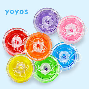 Yoyos professionnels en plastique 2A avec boucle, effet lumineux et récupération par embrayage croisé - Product Image 4