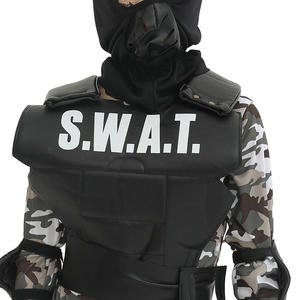<span class=keywords><strong>Disfraz</strong></span> de cosplay del ejército <span class=keywords><strong>SWAT</strong></span> para niños, fiesta de carnaval, Halloween, superventas - Product Image 5