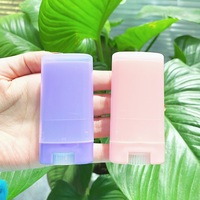 Flacon vide en plastique à mécanisme rotatif de 15ml, 20ml, 75ml, design tendance, pour stick de protection solaire, blush et déodorant, avec capuchon