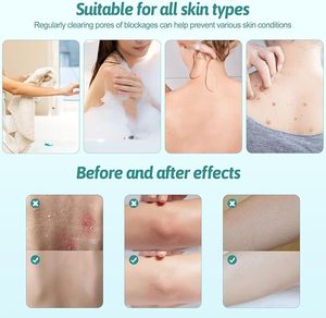 Gant de bain exfoliant personnalisé avec logo, doux, confortable, écologique, efficace pour éliminer les peaux mortes, gants de nettoyage pour le bain - Product Image 5
