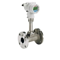 Débitmètre vortex ABB FSV430 compatible, blanc, avec transmetteur intégré, à brides, pour mesure de débit industrielle