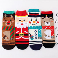 Coréen Nouveau Design Mignon Père Noël Joyeux Noël Chaussettes Femmes