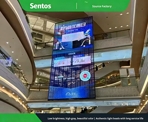 Indoor Vollfarb-LED Transparenter Bildschirm Einkaufszentrum Elektronischer Glasbildschirm LED-Vorhangwand Werbung <span class=keywords><strong>Promotion</strong></span> LED-Display - Product Image 4