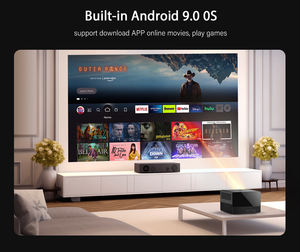 Proyector LED Portátil Pequeño CR67 Pro, 1080P, 12000 Lúmenes, Altavoces Estéreo HIFI Integrados, Compatible con 4K, para Uso Empresarial y Educativo - Product Image 6