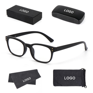 Khuyến mãi bán buôn khung hẹp bản lề mùa xuân hình chữ nhật phổ biến nhựa chống ánh sáng màu xanh kính mắt kính đọc sách phụ nữ - Product Image 2