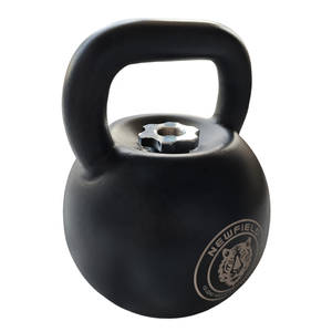 Toptan çelik ayarlanabilir <span class=keywords><strong>Kettlebell</strong></span> <span class=keywords><strong>32kg</strong></span> elektrostatik toz kaplı siyah su ısıtıcısı çan ile 7 adet gümüş krom değişim plakaları - Product Image 2