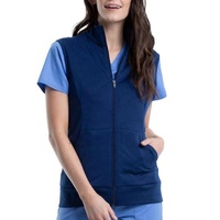 Vestes à récurer, unisexe, solide, en rayonne/Nylon/Spandex, pour femmes, gilet sans manches