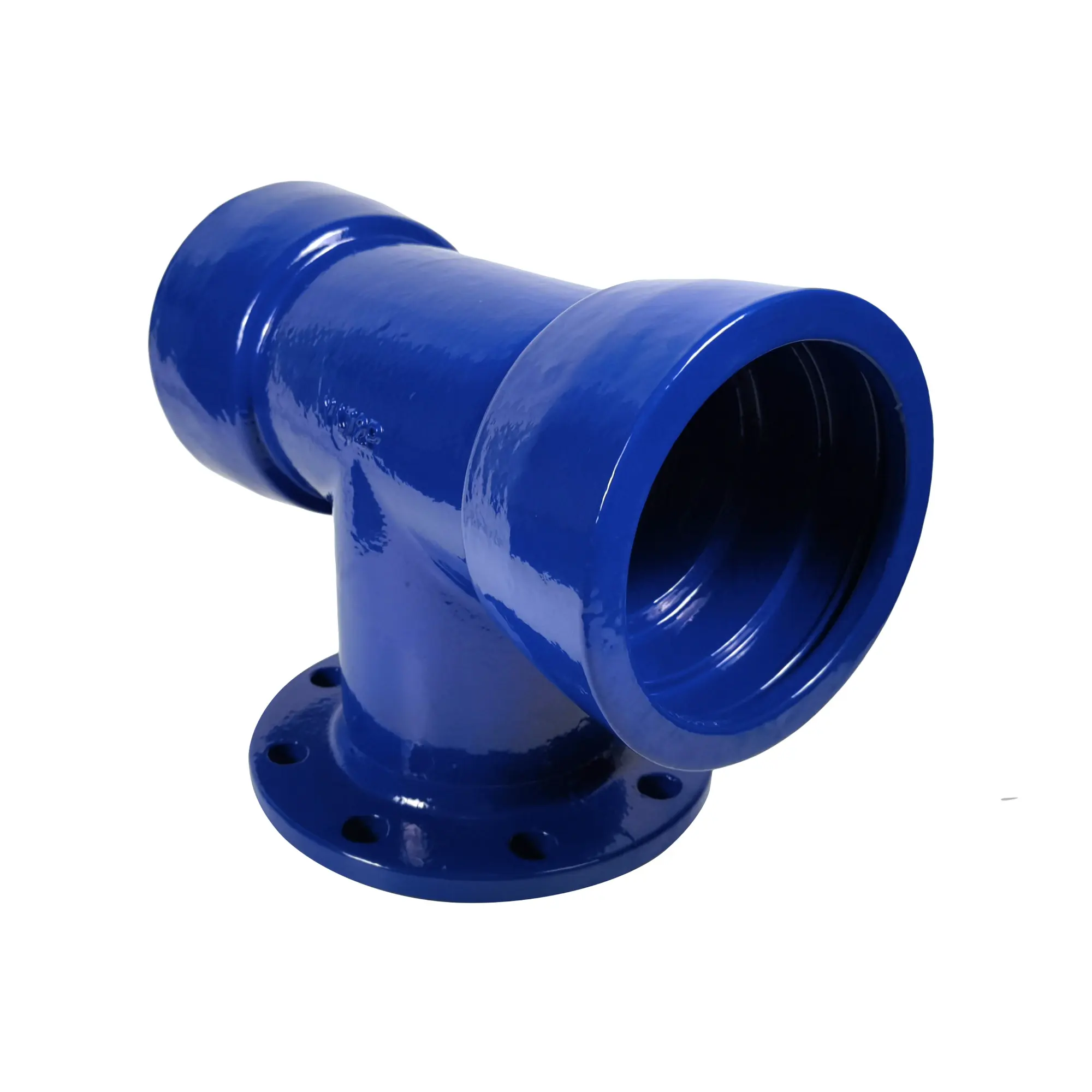 JSP Ductile Iron Pipe Fitting All Flange Tee Ductile Iron Pipe Fittings Double Socket Tee with Flanged Branch for DI Pipe