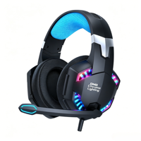 Nouveau Casque Gaming Filaire OEM/ODM 2027 avec Micro ENC, Casque Audio Supra-Auriculaire pour Ordinateur, Éclairage RGB, Faible Latence
