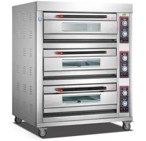 Harga grosir rendah harga roti bakery oven/oven deck roti/oven pizza italia