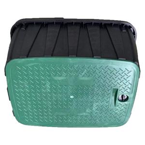 Boîte de vanne d'<span class=keywords><strong>arrosage</strong></span> rectangulaire avec couvercle vert en plastique isolant <span class=keywords><strong>pour</strong></span> l'<span class=keywords><strong>arrosage</strong></span> et l'irrigation - Product Image 1