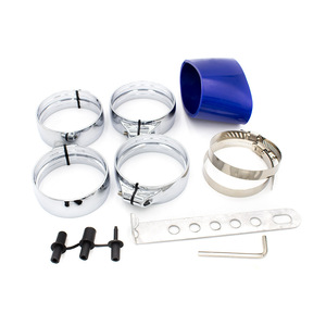 Kit de Tubería de Aluminio Combinada para Admisión de Aire de Coche, Multifuncional, Universal, de Cinco Segmentos, de 76 mm - Product Image 3