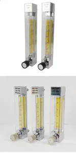液体流量計 ロータメーター LZS-15 プラスチックチューブ型 水用粘着式流量計 25-250L/H OEM LCD - Product Image 5