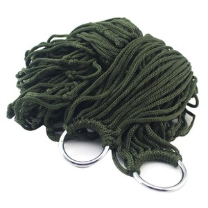 <span class=keywords><strong>Hamaca</strong></span> de cuerda de red de nailon duradera portátil para acampar al aire libre, tejido de jardín, suspensión, <span class=keywords><strong>estructura</strong></span> para dormir para adultos y niños - Product Image 3