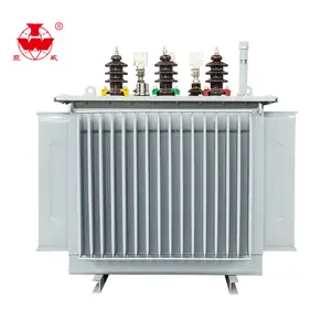 Yawei 400kva 10600/420v óleo transformadores, transformers com resfriamento ondulado, alta tensão, transformador